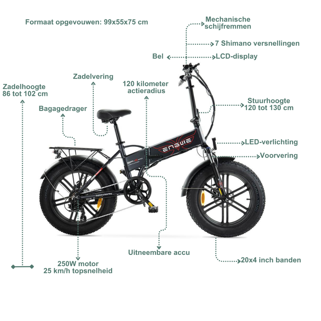 ENGWE EP-2 Boost | Zwart