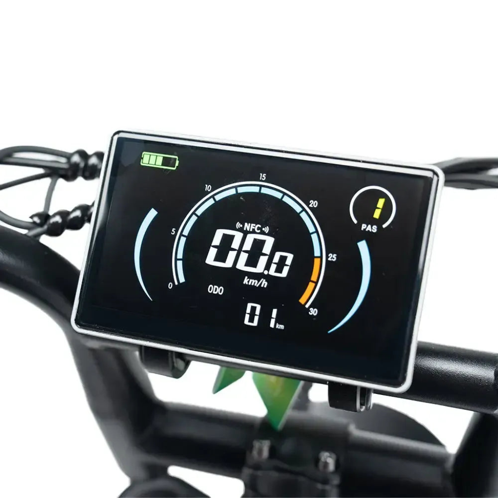 OUXI C90 - Zwart (incl. voetsteuntjes, voorrekje & alarm)