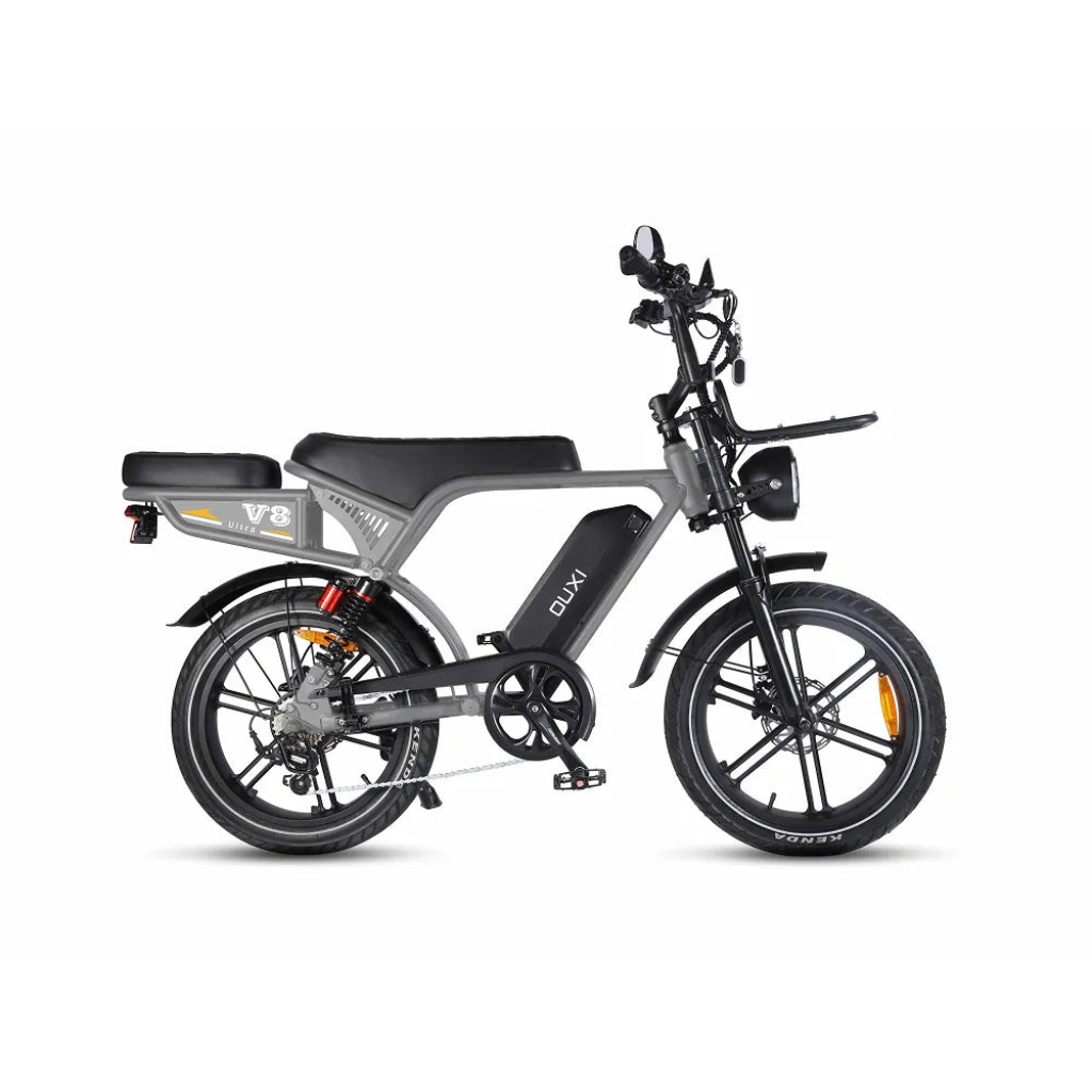 OUXI V8 Ultra - Grijs (incl. achterzitje, voorrekje & alarm)