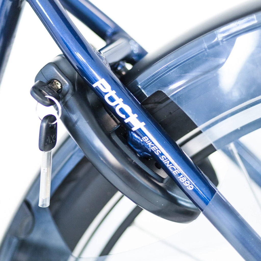 PUCH E-Zirkon Enviolo Belt | Deep Blue Glossy (Dames)