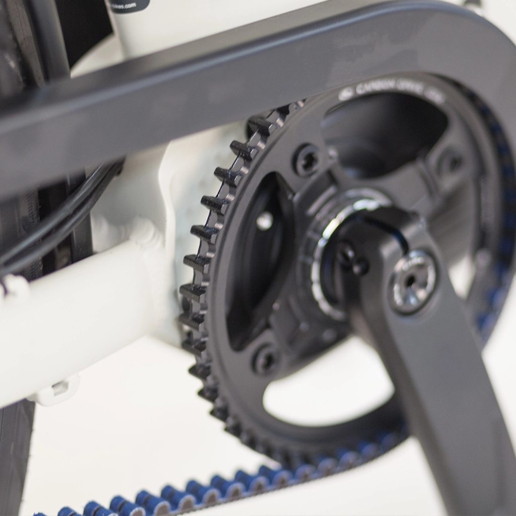 PUCH E-Zirkon Enviolo Belt | Silk Grey Matt (Dames)