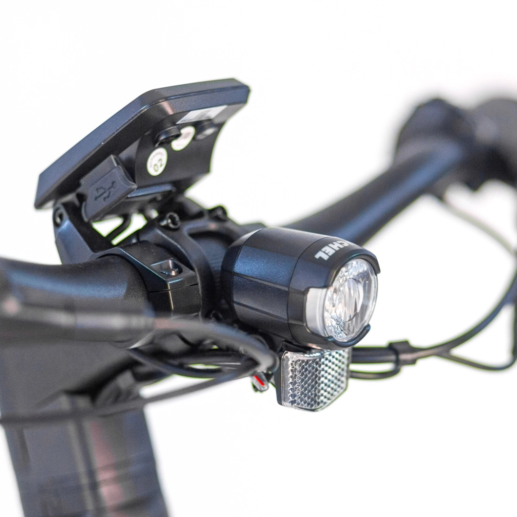 PUCH E-Felice N7 Belt | Aluminium Grey (Dames)