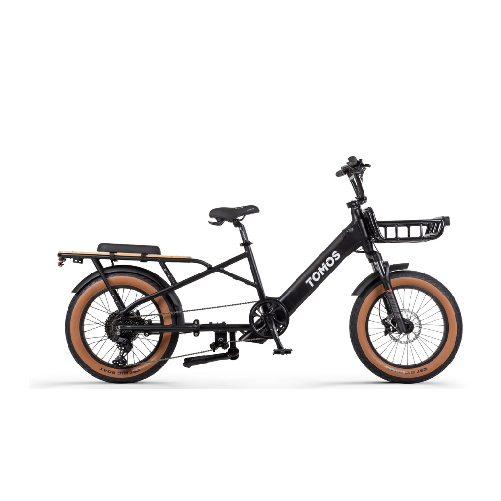 TOMOS E-Cargo Fat 2 Longtail | Glossy Black