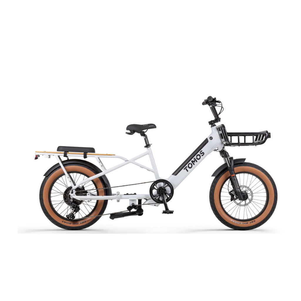 TOMOS E-Cargo Fat 2 Longtail | Glossy White