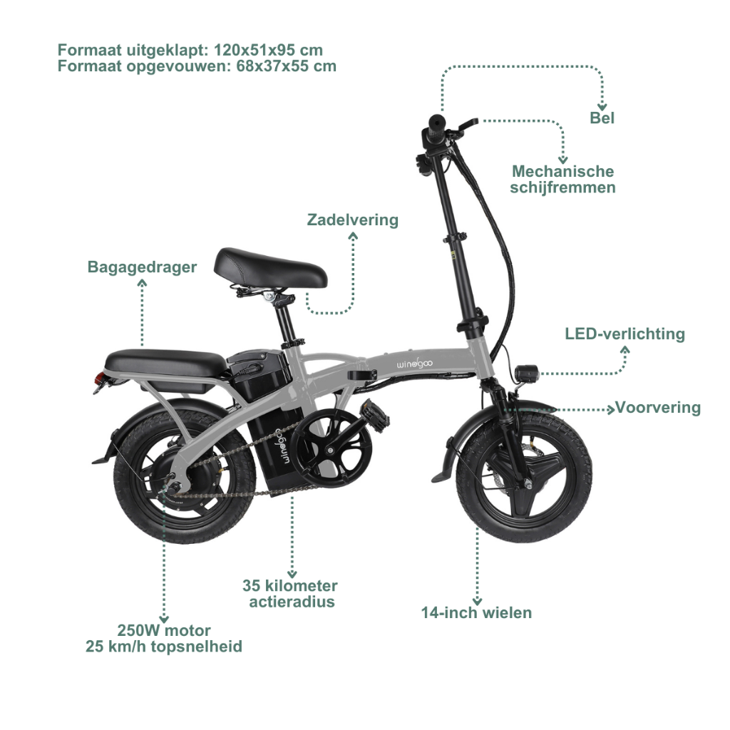 Windgoo B22 - Lichtgrijs
