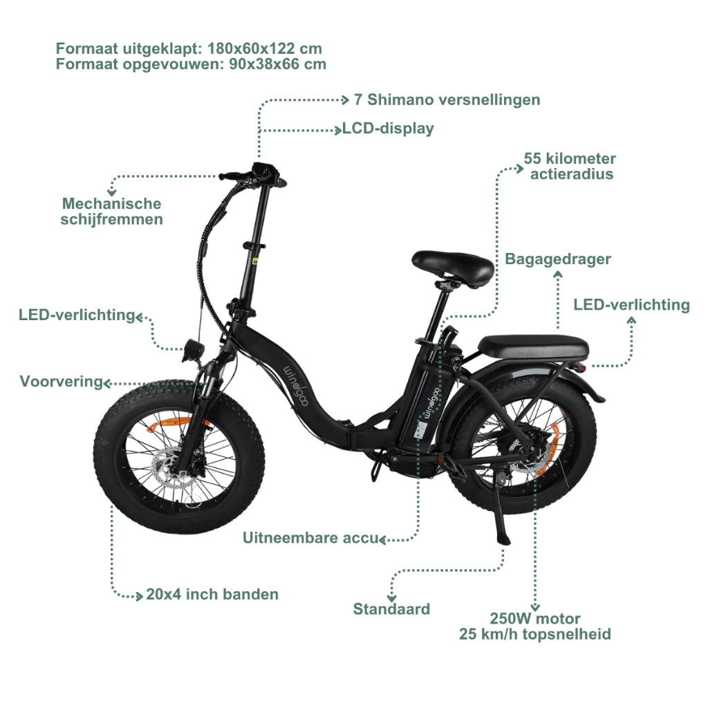 Windgoo E20 Pro - Zwart