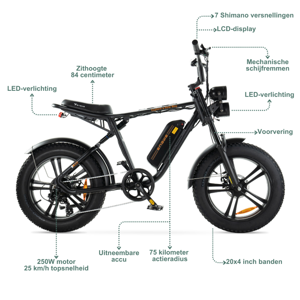 ENGWE M20 (13Ah) - Zwart