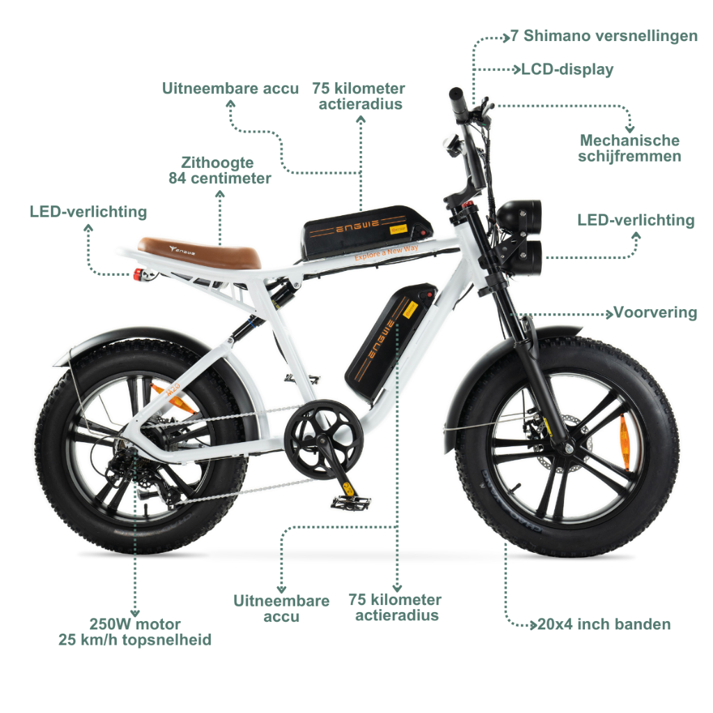 ENGWE M20 (26Ah) - Wit