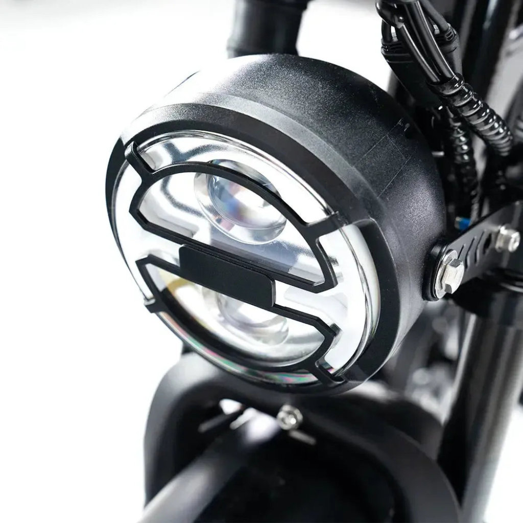 OUXI C90 - Zwart (incl. voetsteuntjes, voorrekje & alarm)