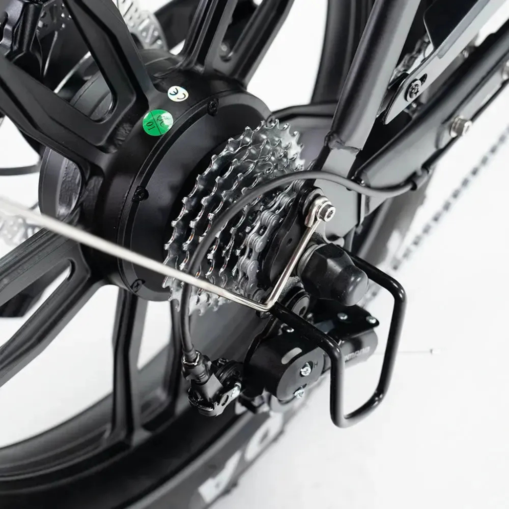 OUXI H9 - Zwart (incl. voetsteuntjes, voorrekje & alarm)