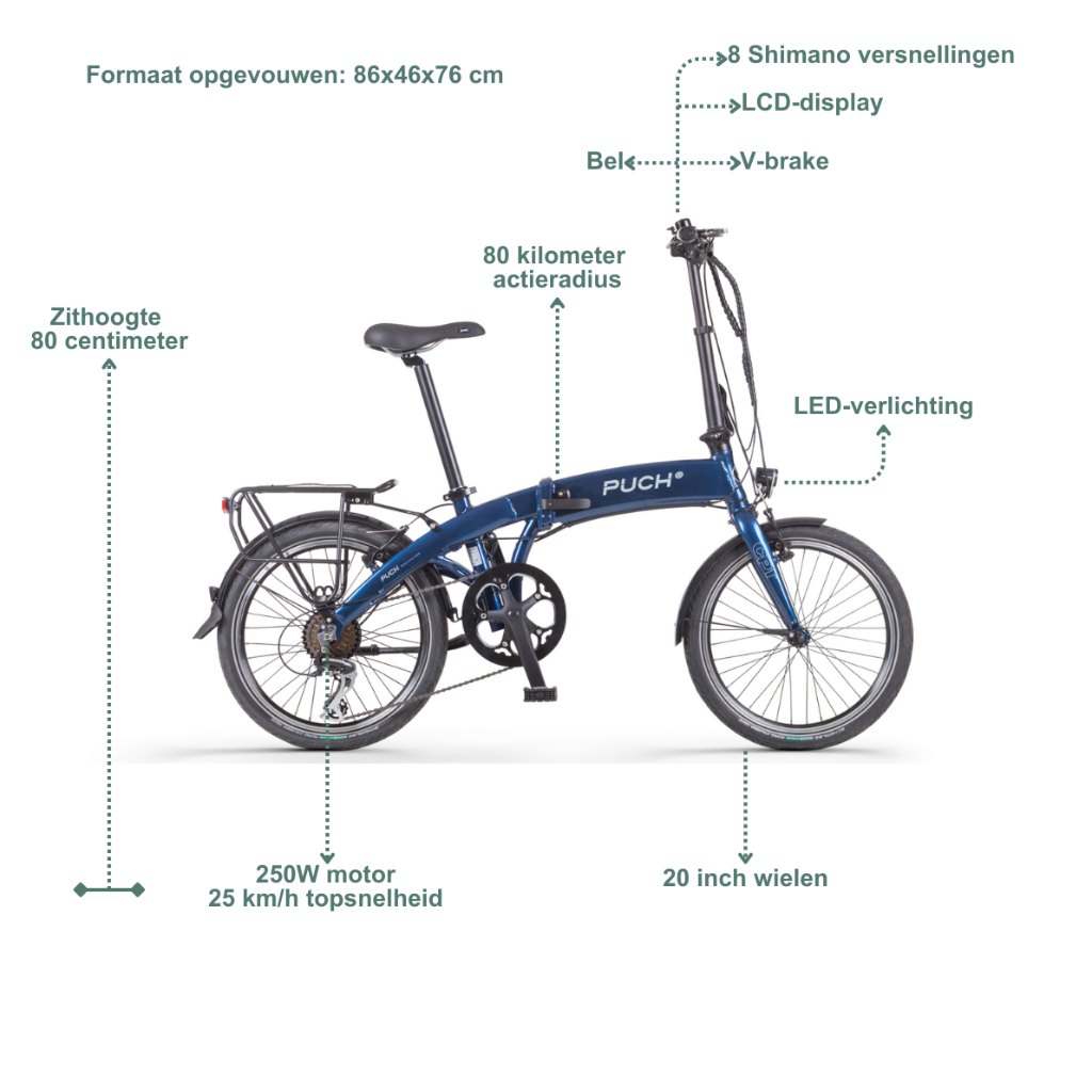 PUCH E-Easy | Dark Blue