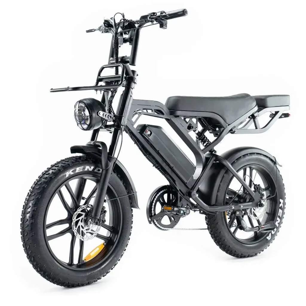 QMWHEEL V20 Pro - Zwart (incl. achterzitje, voorrekje & alarm)