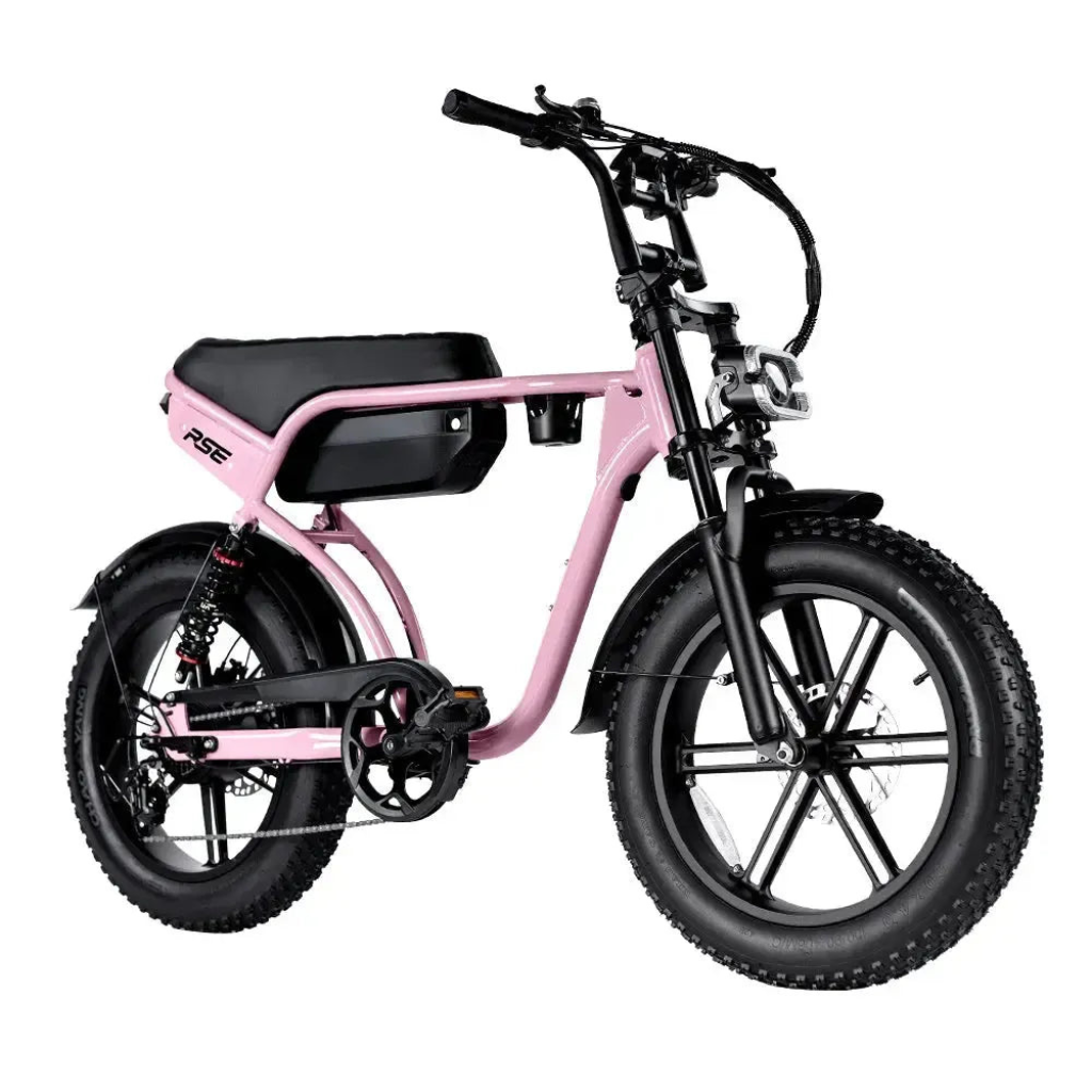 RSE Fatbike - Roze (incl. voetsteuntjes & alarm)RSE Fatbike - Roze (incl. voetsteuntjes & alarm)