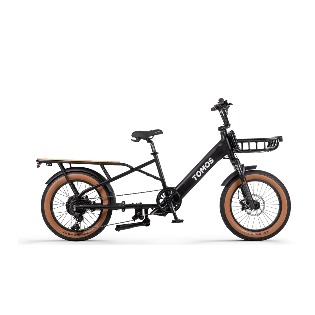 TOMOS E-Cargo Fat 2 Longtail | Glossy Black