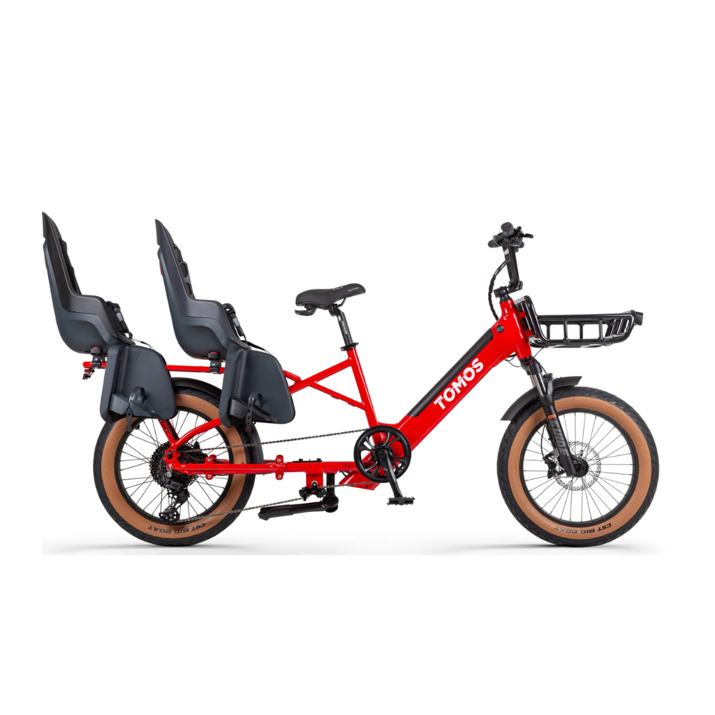 TOMOS E-Cargo Fat 2 Longtail | Glossy Red