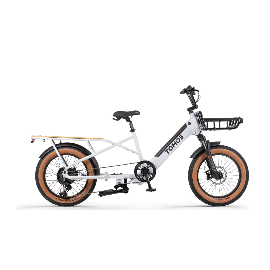TOMOS E-Cargo Fat 2 Longtail | Glossy White